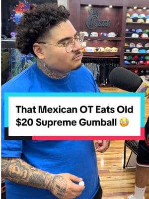 #ThatMexicanOT regrets eating $20 Supreme gumball 😳 #hiphop #rapculture #upcomingartist #texasmusic #supreme #foryoupage #fypシ 