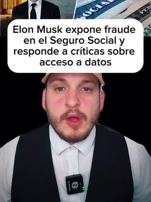 Elon Musk expone fraude en el Seguro Social y responde a críticas sobre acceso a datos #cubanosenhialeah #conservadores #hialeah #elonmusk #trump #trump2024🇺🇸 #comservative #corrupcion #doge #musk #segurosocial #segurosocialeeuu 