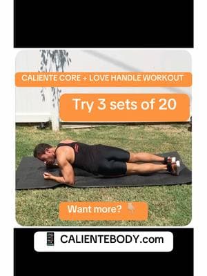 CALIENTE CORE + LOVE HANDLE WORKOUT 💪🏻 🔥 (save & try out!) Me and my clients love this exercise as it keeps your upper body tight, while engaging your core & #lovehandles to get those stubborn #lowerabs 💯  Try this and more of my #workouts in combination with the Caliente #fatloss food plans as seen on TV (link 🔝 on BIO) to look + feel CALIENTE!  Go rock it out & keep it Caliente 🔥  #lowerabsworkout #absworkout #absworkouts #athomeworkout #athomeworkouts #homeworkout #weightlossworkout #workoutsforwomen #workoutsforbeginners #workoutsformoms #fitnessmotivation #lovehandlesworkout 