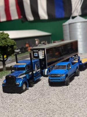 Matching truck and semi #foryoupage #fypシ゚viral #164scalediecast #ramtruck #bigfoottrailer #dieseltruck #peterbilt #379semitruck #bigtrucks #MNtrucks 