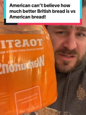 American can’t believe how much better British bread is vs American bread! @Warburtons let’s be friends! #warburtons #bread #american #british #uk #food #unitedkingdom #fyp #freinds #britishfood #breadandbutter #tastetest #foodreview #ukvsusa 