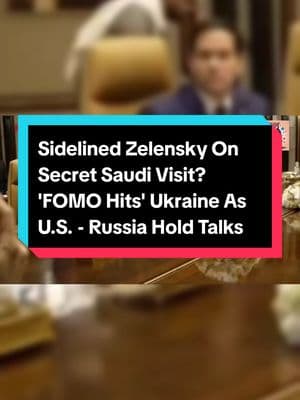 U.S. and Russian officials are holding talks in Saudi Arabia on a potential peace deal for the Ukraine war. Ukrainian President Zelensky has been excluded from the discussions, with reports stating he will visit Saudi Arabia after the meeting. #putintrump #Zelensky #ukrainerussiawar #ukrainepeacedeal #ukrainepeacetalks #fyp #news #russiaukraineconflict #russiaukrainewarupdate #ukrainerussiawarupdate #politiplot #saudimeeting #trump #putin 