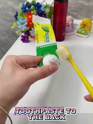 Tired of struggling to get every last bit of toothpaste out? This toothpaste dispenser is here to save the day! 😎 It's easy to use - just attach your tube and squeeze.  Grab one now!  #ToothpasteDispenser #BathroomEssential #NeatAndTidy#TikTokShop