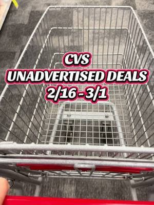 CVS Unadvertised Deals for 2/16 - 3/1. #cvs #cvsdeals #cvscouponing #unadvertiseddeals #coupon #couponing #coupondeals #couponcommunity #savemoney #savvycouponshopper 