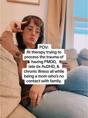 My therapist is a national treasure. ✨ #pmdd #premenstraldysphoricdisorder #unmaskingautism #pmddawareness #pmddstruggles #pmddsupport #chronicillness #latediagnosedautistic #audhder #childhoodtrauma 