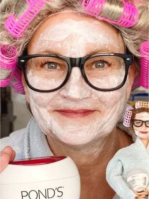 Happy Twinning Tuesday!  Twinning with Grandma Barbie and my Mini Brands Ponds cream. #twinningiswinning #twinningiswinningwithgrandma #barbiecollector #grandmabarbie #grandmagetsreal 