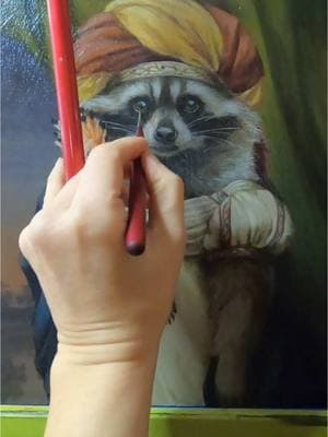 I’m continuing to create more pieces for my solo “Ladies of Leisure” coming up at Lemieux Gallieries. I had fun painting this lovely raccoon with her Hoopoe Crest bird friend. Fun fact: Did you know in many cultures the Hoopoe is symbolic for wisdom and protection.  If you’re interested in getting on the list for a preview of the show send LeMieux an email through their website. https://lemieuxgalleries.com #lemieuxgalleries #ladiesofleisure #raccoonart #raccoonlove #hoopoebird #artprocess #timelapsepainting #animalart 