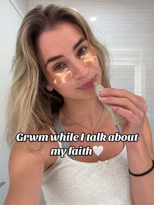 Here’s a tiny bit of my testimony 🤍#grwm #faith #godisgood #chrisitianity #makeup #jesus 