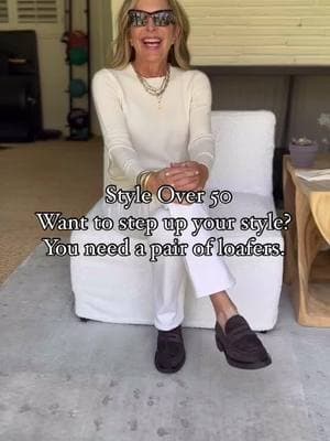 Lonk in bio to shop! #loafers #shoes #styleinspo #styleover60 #styleover50 #styletips #loafersoutfit 