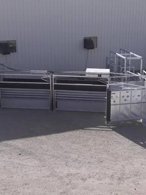 Hot dipped, galvanized SILENCER Chute with Overhead Scales #eatbeef #silencerchutes #turretgate #ranching #vetmed #feedlot #cattle #cattleranch #ranchlife #cattlefarm #cowboylife #calves #bulls #bovine #livestock #stockyards #rancher #farmlife #branding #rodeolife #ranchtok #farmtok #cattletok #calftok #cowcalf #backgroundingcattle #feedlotlife #feedlotcowboy #brandingseason #bullsale #taggingcalves #taggingcattle #heifercalf #showsteer #cattleshow #cowboyup #balebed #workingranch #ranchin #stockshowlife #bisonranch #buckingbulls #buckingbull #buckinghorses #buckinghorse #roping #ropingcattle #ropinghorse #cattlewomen #cattlemen #cattleman #ranchpony #cattleauction #salebarn #processingcattle #cattlebreeding #dairyfarmer #kansasbeef #safetyfirst #silencerchute #penrider #feedingcattle #vettok #vetschool #vetschoollife #cattlemenscongress #nwss #aussiebeef #floridacrackers #kentuckycattlemen #kansasbeef #nebraskacattlemen #texascattle #texascattleranchers #oklahomacattle #blackangus #blackanguscattle #blackangusbulls #anguscattle #redangus #redanguscattle #redangusbull #simangus #simmental #simmentalcattle #simmentals #charolais #charolaiscattle #charolaiscross #charolaisbull #hereford #herefordcattle #herefords #shorthorncattle #shorthorn #longhorncattle #beefmaster #beefmastercattle #beefmasterbull #gelbvieh #gelbviehbull #wagyu #wagyucross #corrientes #tiedownroping #calvingseason #limousin #limousincattle #limousinbull #aubrac #braford #brafordcattle #brahman #brahmancattle #chianina #droughtmaster #fleckvieh #lowlinecattle #maineanjou #piemontese #santagertrudiscattle #simbrah #zebu #westernlifestyle #agriculture #prca #molymfg #molymanufacturing #cowcountry #portablecorral #portablecorrals #wheelcorral #apcorral #businessbreed #angusassoc #Bison #bisonranch #bisonbull #buffaloranch #bisonmeat #workingranch #bullcalves #agritok #rfdvt #cowboychannel #cowgirlchannel #nfr #nfr2023 #nfrfashion #cowboychristmas #cattleindustry #stockers #cattlecare #femalefarmer #justranchin #womeninag #cowhorses #feedyard #ranchingfamily #growangus #livestockequipment #ranchwork #nelore #nelores ##nelorebrasil #tronco #troncos #pecuaria #touros 