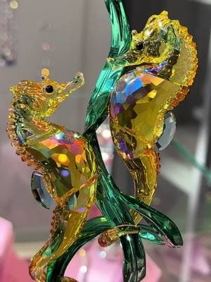 Swarovski Idyllia SCS Annual Edition 2025 Seahorses available at Fashion Valley for $550🌊🐚 #swarovski #crystals #sandiego #figurines #luxury #luxurylife 