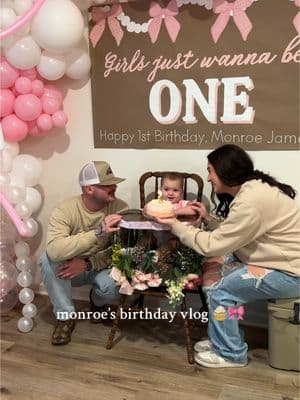 the best day celebrating our monroe james 🥹 thank you so much to everyone who came to spend the day with us and made it so special for our girl 💞@Alexa @Snuggle and Slumber #birthdayparty #girlsjustwannabeone #firstbirthdayparty #birthdayvlog #girlmom #mom #family 