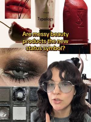 Don’t believe me? Just think about the decrease in popularity of the “clean girl aesthetic”. #beautytrends #creativedirector #trendprediction #trendforecasting #messymakeup #indiesleaze #intothegloss #beautymarketing #makeuptrends #skincare 