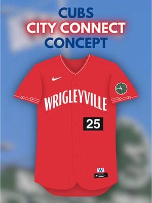 Here’s my concept for a second Chicago Cubs City Connect uniform! The Cubs just retired their first City Connect uniform, and they may or may not create another, but if they do, stay tuned for my breakdown of all its details. #MLB #baseball #cityconnect #cubs #flythew  (Cubs City Connect jersey, Blues Alternate)