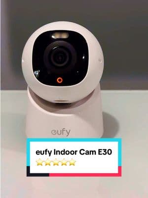 The eufy Indoor Cam E30 is an AMAZING 4K security camera which offers AI tracking, pan and tilt technology and super snappy notifications. Two thumbs up! #creatorsearchinsights #homesecurity #tinoreviews #techreview #techreviewer #gadgetreview #eufy #eufysecurity #homesecuritysystem #homesecuritytips #eufye30 #eufyindoorcame30 