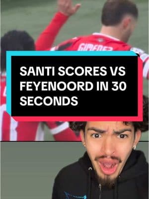 Santi Goal Vs Feyenoord in UCL #santi #german_mex #Soccer #mexico #milan