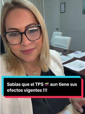 🇻🇪✨ ¿Sabías que el TPS para Venezuela sigue vigente y sigue protegiendo a miles de venezolanos en EE.UU.? ✨🇺🇸 #informate #tps #venezuela #aplica #iraidauseche @ASISTENTE IRAIDA USECHE 📌