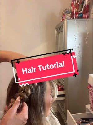 Replying to @Emily Here is a tutorial of how we did her hair!! Hope this helps! #mommaandme #hairtutorial #fyp #promhair #viral #hairstyle @palynnn 