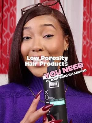 Don’t let your hair defeat you! I go more in depth in my YouTube videos  - link in my bio -  a lot of people including myself,  did not know the importance of a clarifying shampoo. Do you need more tips like these? Follow for more tips and tricks on caring for your low porosity hair!  @MI@MICHE Beauty#lo#lowporosityhairo#lowporosityo#lowporosityhaircareo#lowporositynaturalhaira#naturalhairl#blackgirlnaturalhairl#clarifyingshampooh#shampooo#lowporosityclarifyingshampoo