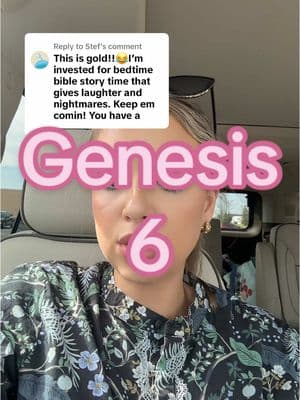 Replying to @Stef Genesis 6 tells us why choosing the right baby daddy matters. 😉 #genesis #christiantiktok #biblestories #noahsark 