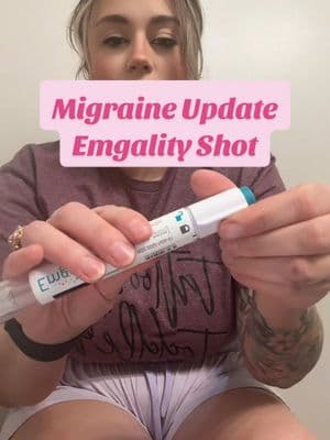 No Needles are shown! #emgality #migrainerelief #migraines #hormones #migraineawareness #migrainerelieftok 