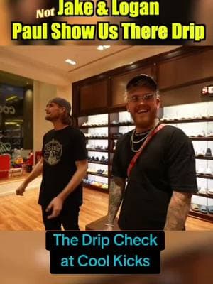 Drip Check with Jake and Logan the "Not Pauls?" at Cool Kicks in Las Vegas & Not Ed Shearing just to make ya laugh.  #staypositive & #keepgrinding #coolkicks  #dripcheck  #rodneypetersen #notloganpaul  #notjakepaul  #doubletakejake @Bobby Michaels 