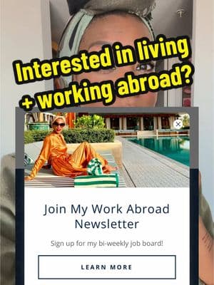 Replying to @Camille💘 | ig: afroeccentrix This Work Abroad Newsletter will be sent biweekly and offer jobs, study abroad scholarships, and international fellowship opportunities! #remotework #workabroad #hospitality 