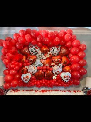 New Content Alert🌹♥️🎈 *Late Post* Valentine’s Day Set Up🥰 #infinity324eventspace #ValentinesDay #balloonwall #loveday #chicagoballoonartist #giveusyourthoughts💭 