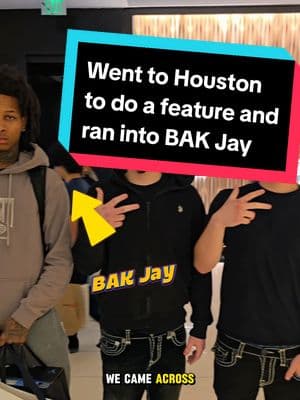 Went to Houston to do a feature and ran into BAK Jay! #stepdadlife #rapperlife #bakjay #bakjaymeet #cstylesanddaroach #daroach #galleriamall #houstonvlog 