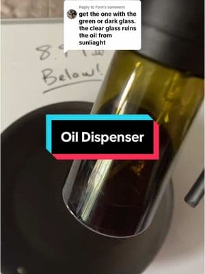 Replying to @Fern I got like 100 comments about dark ones here you go!  #cooking #tiktokmademebuyit #oildispenser #pamcookingspray #kitchenitems #