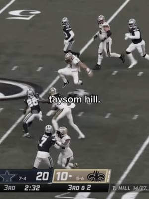 he does it all #fyp #nfl #football #taysomhill #saints #insane #acemixes #unoproductions #lockerroom 