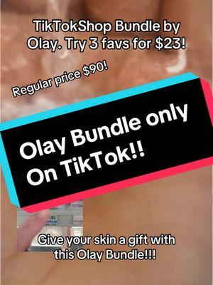 Give your skin a gift! #olayskincare #tiktokshopbundle #tiktokshoprestock #tiktokshopbeautyfinds 