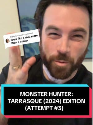 Replying to @Steven is the third time the charm? Cause I think good repeats should be allowed on third attempts. #dnd #dnd5e #dungeonsanddragons #dndtok #monsterstats #monsterhunter #tarrasque 