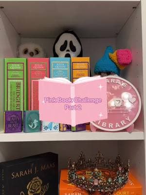 I was challenged by @⛓️ 🎶 💚Kimblebee💚🐝📚 to show my pink books. Now I challenge @💗TheBookBabeDiaries✨ @mariah.booktok📚🦋 @Brooke 🐘📚🍹 #fyp #tiktokviral #2025 #booktokcommunity #BookTok #bookish #february #booktokfyp #bookworm #books #bookrecommendations #bookfriends #pink #pinkbooks 