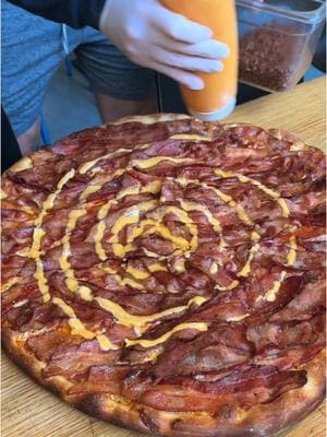 The “PIGGY GOT SMOKED” BACON PIZZA from @Tony Boloney’s in New Jersey! 🥓🍕🔥 The perfect amount of bacon with their bacon-packed vodka sauce, mozzarella, and their bacon-greased ranch! Who’s hungry?? #DEVOURPOWER #fyp #foryou #foodtiktok #bacon #baconpizza #pizza #njpizza #newjersey #tonyboloneys #njfood #cooking #Recipe #pizzamaking 