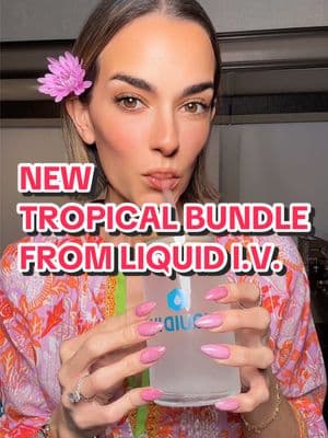 NEW TROPICAL BUNDLE INCLUDING THE CUP?! @Liquid I.V. is really out here spoiling us 🥰 ☀️ Why You Need This Bundle Before It’s Gone: ✔️ Formulated to hydrate you faster than water alone—so you stay refreshed all day long ✔️ Packed with 3x the electrolytes of the leading sports drink ✔️ Tastes like a tropical getaway—without the pricey plane ticket ✔️ Comes with a gorgeous, reusable glass cup + straw (aka the cutest way to sip) Just Tear, Pour & Sip 💦  This bundle won’t be around forever, and once it’s gone… it’s gone. Grab yours NOW before it sells out! ⏳  #liquidiv #hydrate #hydrated #hydration #liquidivhydration  #electrolytes #electrolytedrink  #healthyliving #healthylifestyle #healthydrink #healthydrinks  #dehydrated #limitededition #glasscup #glasscups #glassstraw  #tropical #vaca #vacation #mocktail #mocktails #tiktokshopping #TikTokShopSpringGlowUp #tiktokshopcreatorpicks #tiktokshopfinds #tiktokshoprestock 