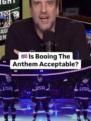 Are you bothered by Canadians booing the National Anthem? @claytravisoutkick #outkick #claytravis #outkicktheshow #usa #usahockey #usa🇺🇸 #usa_tiktok #canada #nationalanthem #booing #NHL #4nationsfaceoff #Soccer #sports #sportstiktok