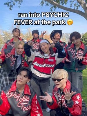 ran into these guys at the park… their new song is SOOO GOOD hello?? @PSYCHIC FEVER #psychicfever #PCF_WhatsHappenin #jpop 