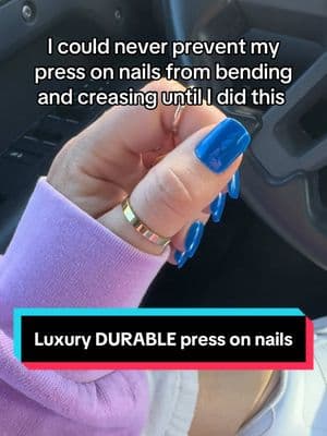 The most DURABLE press on nails I have ever worn, y’all! The acrylic nail dashes are linked in my profile for you and they are just like a REAL acrylic nail mold.  No hair snagging or cracking PLUS I can get up to 2 weeks with these glue on nails.  The glue is broken down with oil NOT water so washing dishes, baths, swimming etc doesn’t make one difference!  #nailhacks #glueonnails #pressonnails #luxurypressonnails #acrylicpressons #diynailsathome #bestpressonnails #affordablenails 