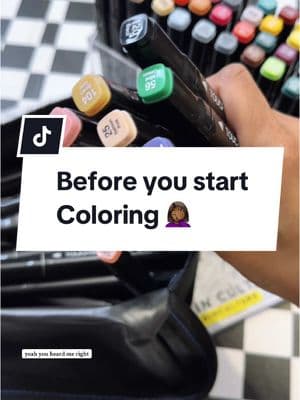 Color boldly while protecting your other coloring pages😎✨🖍️ #coloringpages #tuesdaytips #coloredinculture #coloringbook #blackgirlcoloringbook #coloringtutorial #cozycoloring #protectblackwomen #blackwomen #hiphop #fortheculture 