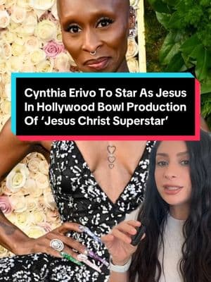 Cynthia Erivo To Star As Jesus In Hollywood Bowl Production Of ‘Jesus Christ Superstar’ #cynthiaerivo #jesuschristsuperstar #hollywoodbowl #riristea #rivetsoro