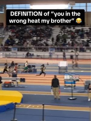 Definitely in the wrong heat 😅🔥 (via jizzledagoat/IG) #trackandfield #fast #speed #race #win #Running #highschooltrackandfield #highschoolsports #athlete #highlights #sports #60m 