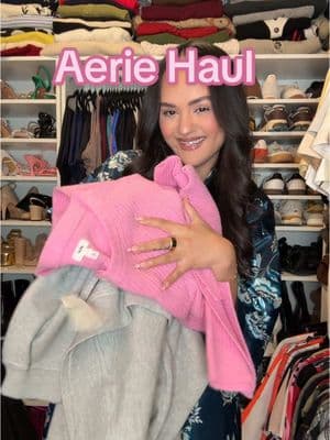 Don’t tell me you hate the barrel sweats because I love them #aerie #aeriehaul #haul #barrelsweatpants #barrelpants #midsizefashion #midsizestyle #athleisurewear 