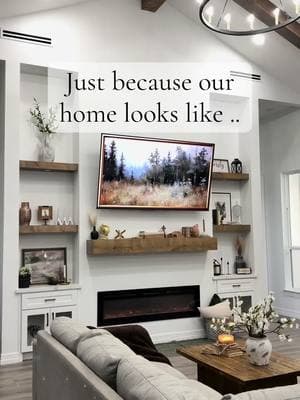 The reality of owning a house, having a husband and 2 children…  For the most part I keep my home clean but it’s not always spotless. It’s ok mommas , we’re doing our best 🥰#woodbench #homedecor #organichome #modernorganic #woodaccents #diywoodtable #fyp #woodmantel #hometour #homeimprovement #boardandbatten #vaultedceilings #woodbeams #sahm#MomsofTikTok#homeinterior#earthtones#earthyaesthetic#earthy 