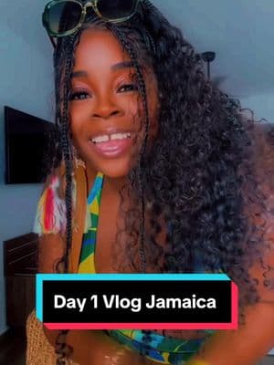 Day one VLOG: Jamaica 2025 becoming a travel content creator how did I do?  #jamaica #jamaicatrip #traveltojamaica #jamaicatiktok #international #internationalflights #travel #blackgirltravel #traveltok 