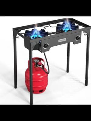 #ROVSUN #2Burner #Outdoor #Propane #GasStove # #BTU #High #Pressure #Stand #Cooker #Backyard #Cooking #Camping #Home #Brewing #Canning #Turkey #Frying, #ROVSUN