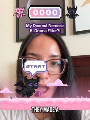 @IG/YT: rachelszero they made a game filter for My Dearest Nemesis okaaaay k-drama marketing!!! @viki  #kdrama #mydearestnemesis #kdramalover #kdramaaddict #choihyunwook #moongayoung #filterchallenge #videogame  