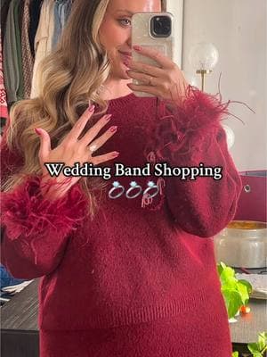 But why is wedding band shopping almost more fun than engagement ring shopping bc the guy gets to partake 😭💍🤍 @Frank Darling  #weddingband #weddingbandshopping #weddingrings #weddingringshopping #bridetobe #nycbride #2025brides #2025bridetobe #nycbridestobe #nycwedding #nycjeweler #weddingplanning #weddingtiktok #weddingtok 