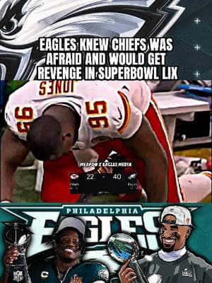 Eagles knew they would get revenge on a "AFRAID" Patrick Mahomes Chiefs Team in SuperBowl LIX  #philadelphiaeagles #jalenhurts #ajbrown #philadelphiaeaglesnews #philadelphiaeaglesrumors #superbowllix  #kansascitychiefs #chiefs #chiefsnews #espn #sportscenter #chiefskindom #weaponxeaglesmedia #weaponx #weaponxeaglesedits #nfl #nfledits #edits #editing #philadelphiaeaglesnews #philadelphiaeaglesrumors #eaglesnews #eaglesrumors #gobirds #flyeaglesfly  #eaglesnews #eaglesrumors #weaponxeaglesmedia #weaponx #weaponxeaglesedits #fyp #explore 