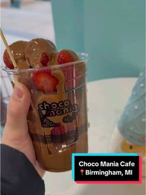 Trying the viral Choco Mania Cafe in Birmingham. There’s also a Sterling Heights location.  #birmingham #michigan #birminghammi #chocomaniacafe #dubaichocolate #metrodetroitfoodie #sweettooth 